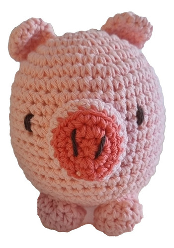 Imagen 2 de 10 de Combo X5 Animales Granja Amigurumis Regalo Bebes Set Ajuar