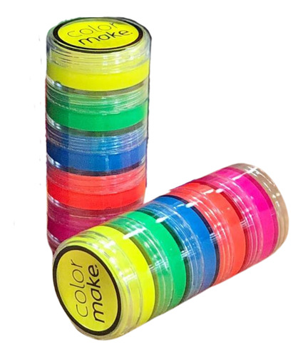 Kit Tinta Facial Cremosa Neon Carnaval Ref: C0008