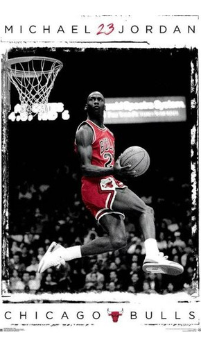 Poster Michael Jordan 88cm X 57cm