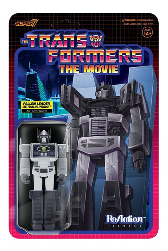 Fallen Leader Optimus Prime Transformers The Movie Super 7