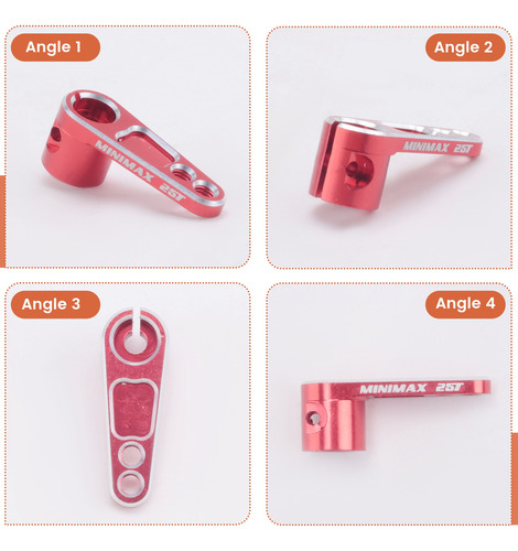 Brazos De Dirección De Bocina Cnc De Aluminio 25t Para Trx4