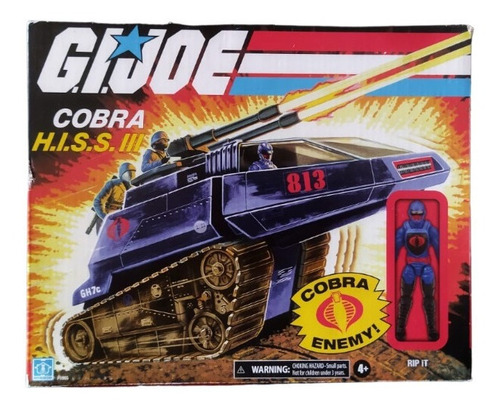 Tanque Cobra Hiss Gi Joe Retro Series 3.75 Ugo 100% Nuevo 