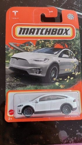 Tesla Model X Blanco Matchbox