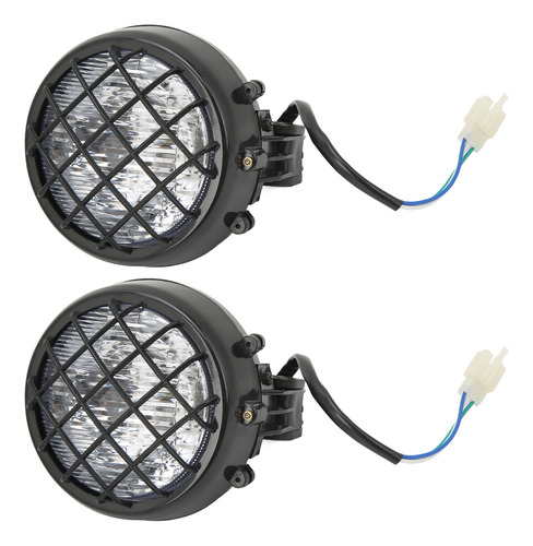 Par De Faros Delanteros Para Automóviles  12 V  Atv  Led  Mo