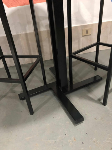 Imagen 2 de 4 de Base Central En 60/20 P/madera Diseño Exclusivo Industrial