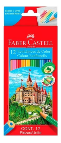 Lapiz Facer Kit X12 Colores +2 Lapiz Y Sacapunta