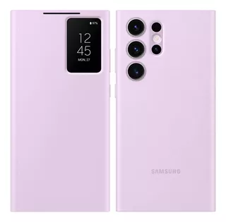 Samsung Case S-view Flip Cover Para Galaxy S23 Ultra Lavanda