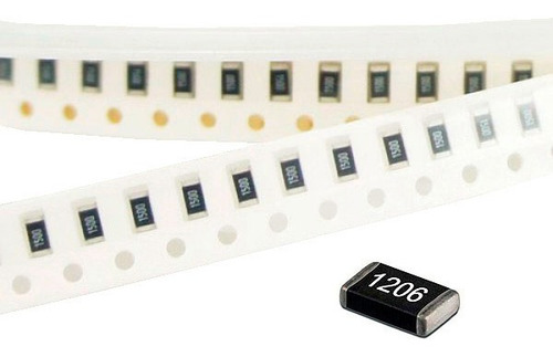 Resistencia 1/4 W Smd 1206 X 5 Unidades Desde 0r Hasta 10m