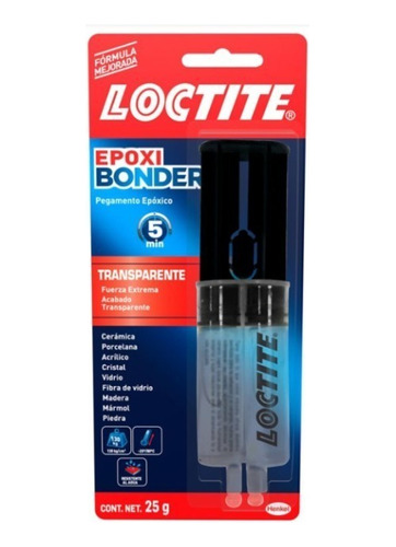 Pegante Epoxibonder Transparente 25gr Super Bonder