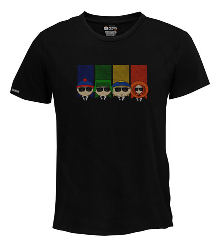 Camiseta Personajes Con Gafas Cuadros South Park Serie Bto