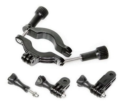 Imagen 2 de 8 de Accesorio Soporte Manubrio Grande Bicicleta Moto Gopro