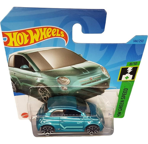 Hotwheels Fiat 500e Hw Green Speed - Eternia Store Celeste