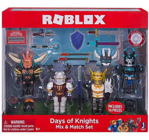 Kit Roblox Days Of Knight Mix Match Set 100 Original Mercado Livre - days of knight roblox mix match set