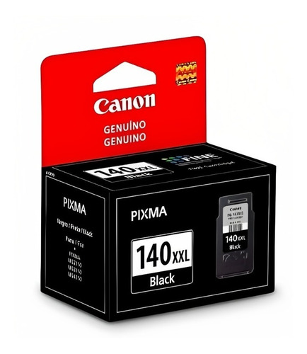 Cartucho Tinta Canon 5198b001ab Pg-140 Xxl Negro 600 Páginas