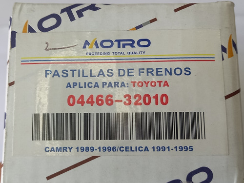 Pastillas De Freno Traseras Toyota Camry Y Celica 3sfe 5sfe.