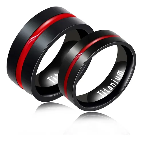 Anillos de titanio negro significado sales