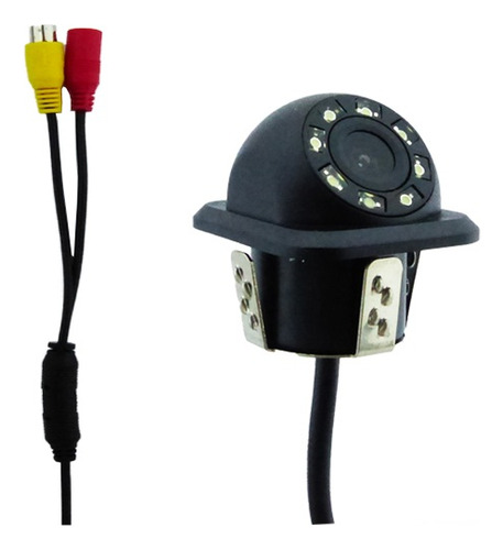 Camara De Retroceso Auto Angular Embutida Con Led.