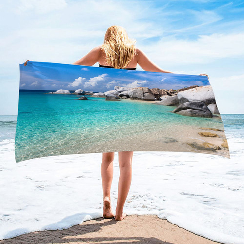 Toalla De Playa X Lazy Beach Towel, Toalla Mágica