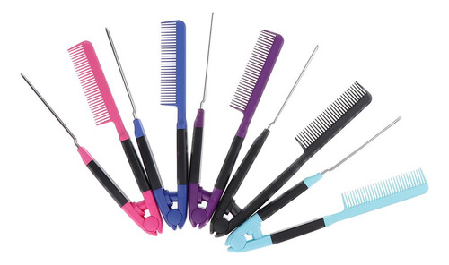 Plegable De Cabellero Cepillo De Cabello Masajeador Negro