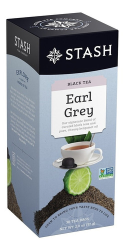 Te Stash Earl Grey Black Tea Display 30 Bolsitas Excelente