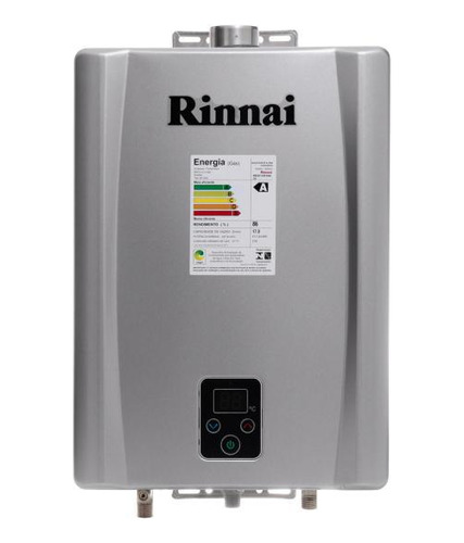 Aquecedor 17 Litros Rinnai E171 Prata Gn