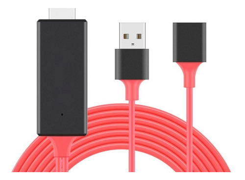 Adaptador De Cables Hdmi 1080p Blanco, Cable Usb A Hdtv