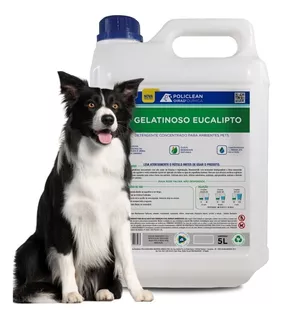 Limpa Canil Concentrado Eucalipto Gel 1l Rende 150 Litros