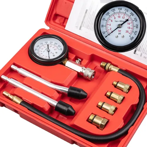 Medidor Compressão Motor Adaptadores P/ Teste Cilindros 4