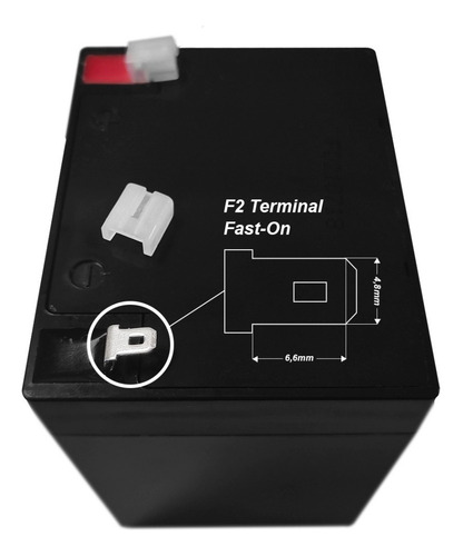 Imagen 2 de 5 de Batería De Gel 12v 5ah / 6 Cuotas Sin Intereses