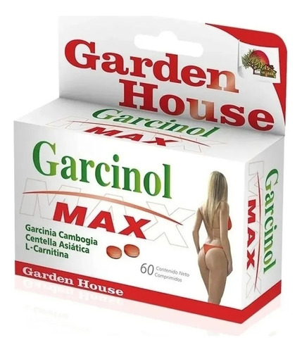 Garden House Garcinol Max Quemador Grasa 60 Caps Adelgazante Sabor No
