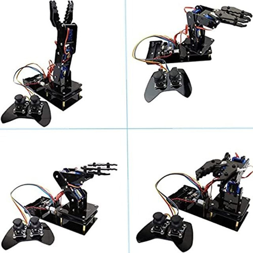 Adeept Kit De Brazo Robótico De 4 Ejes Para Arduino, 4dof M | Cuotas ...