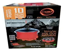 Comprar Juego De Ollas Antiadherente Teflón Valeska De 10 Piezas 