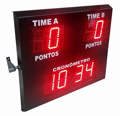 Placar Eletrônico Esportivo Futebol Salão E Cronometro Jogo