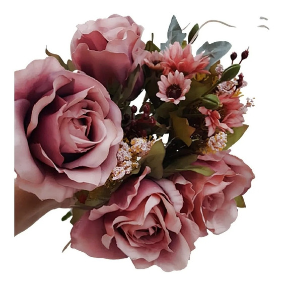 Flores Rosa Artificiais Rose | MercadoLivre 📦