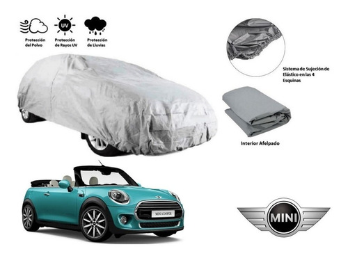 Funda Cubre Auto Afelpada Mini Cooper Convertible 2019