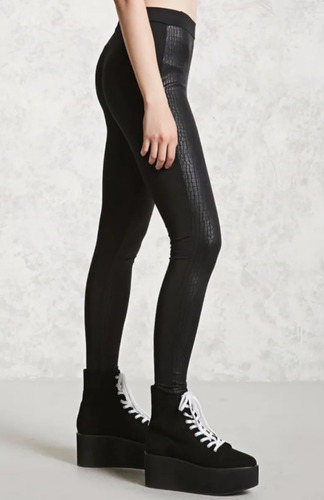 Forever 21 Leggings Animal Print Negros