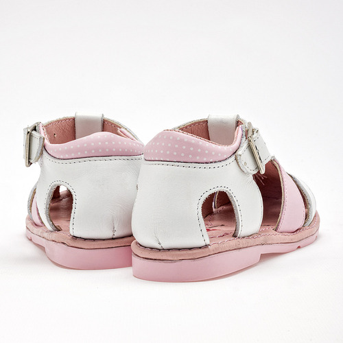 Sandalias Niña Dogi 5894 Blanco Rosa Lila