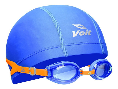 Set De Natación Voit Summer Pack Junior Color Azul/Naranja