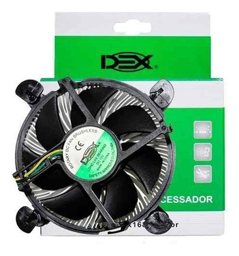 Cooler Cpu Lga 1155 Dex Intel Core I3 I5 I7 Celeron Pentium
