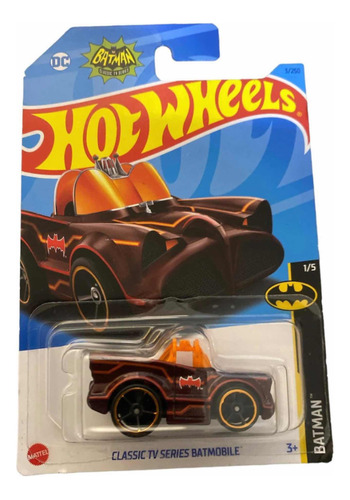 Hotwheels Classic Tv Series Batmobile Rojo