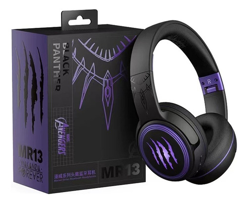 Auriculares Bluetooth Marvel Black Panther Captain Spider-ma