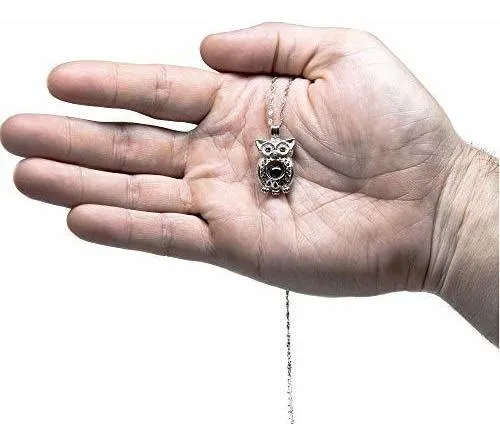 Collar - Faith Forge Sterling Silver Owl Pendant & Necklace
