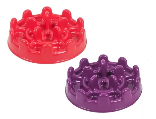 Comedouro Interativo Pet Games Pet Fit Lento - roxo