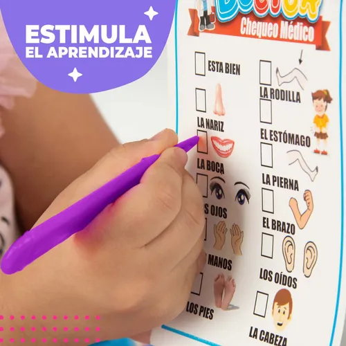 Set De Médico Infantil: ¡diviértete Cuidando A Tus Muñecos!