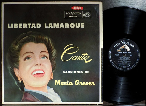Libertad Lamarque Canta Maria Grever 1953 Vinilo Lp Bolero