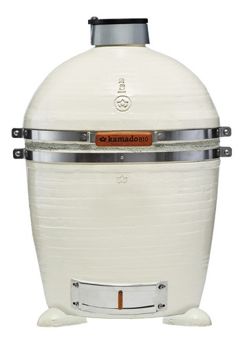 Parrilla Kamado Kb10 Blanco Horno Ahumador Premium Nano