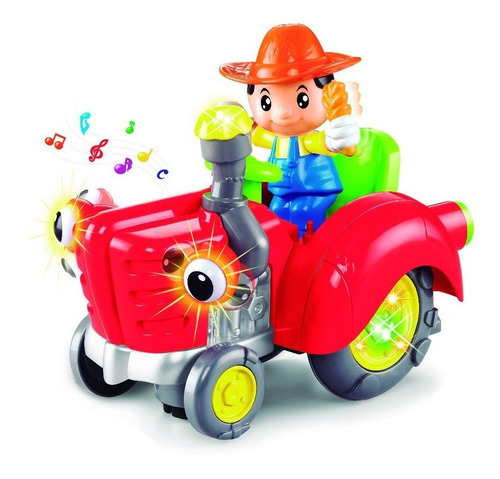 Juguete Coche Tractor  Bebé Con Luz Sonidos Y Movimiento