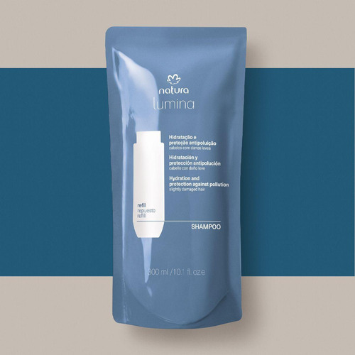Refil Shampoo Hidratação E Proteção Antipoluição Natura