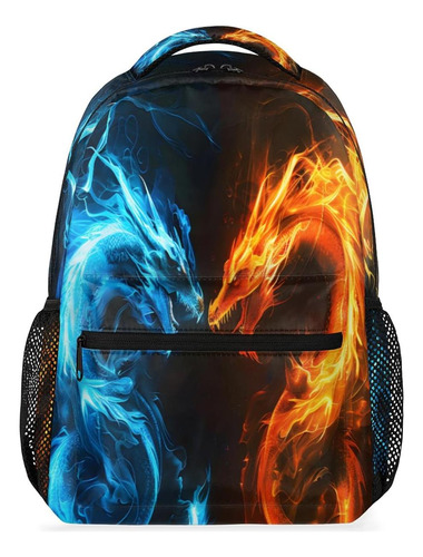 Mochilas Abstractas De Dragón Para Niños Y Niñas, Diseño De