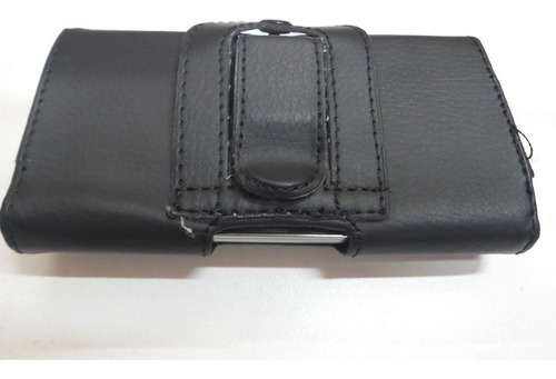 Imagen 4 de 6 de Funda Estuche Celular Anti Robo Cinturon Ecocuero 5 Pulgadas